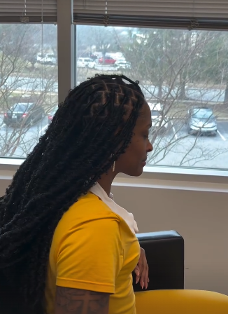 High-shine Silk Press finish for healthy looking hair