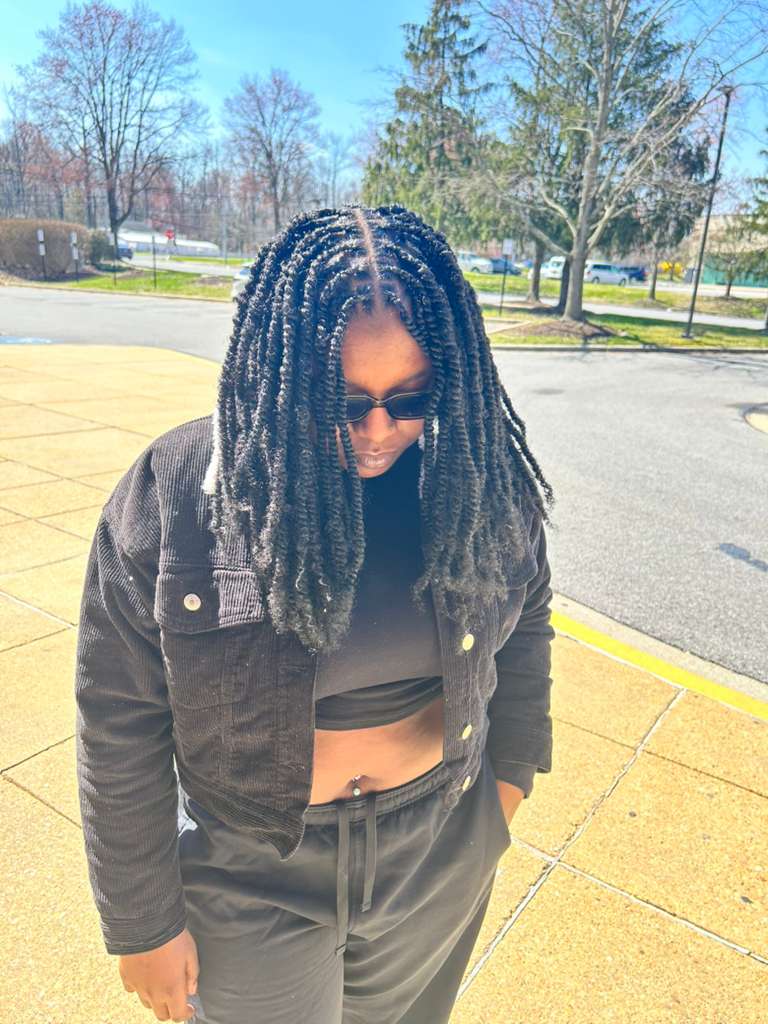 Full Long Bob braiding style special